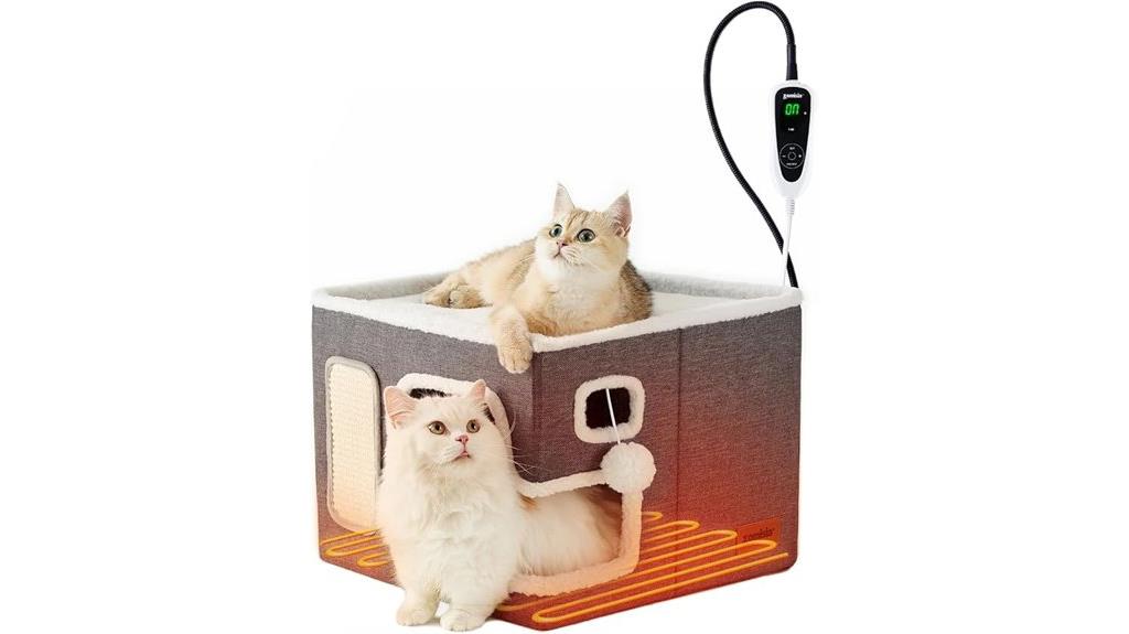 indoor heated cat house