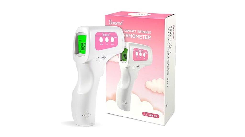 infrared forehead temperature reader