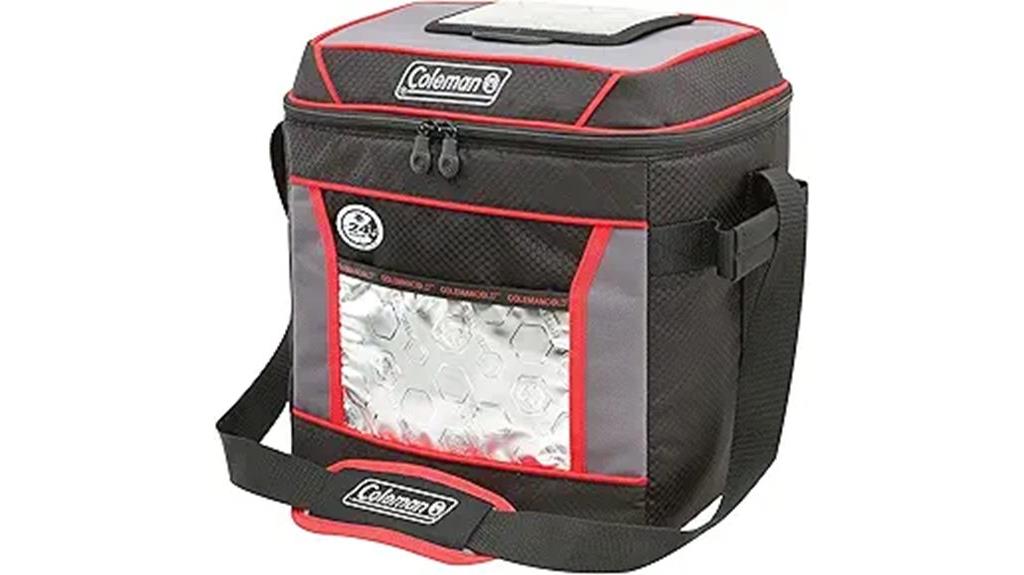 insulated cooler with long ice