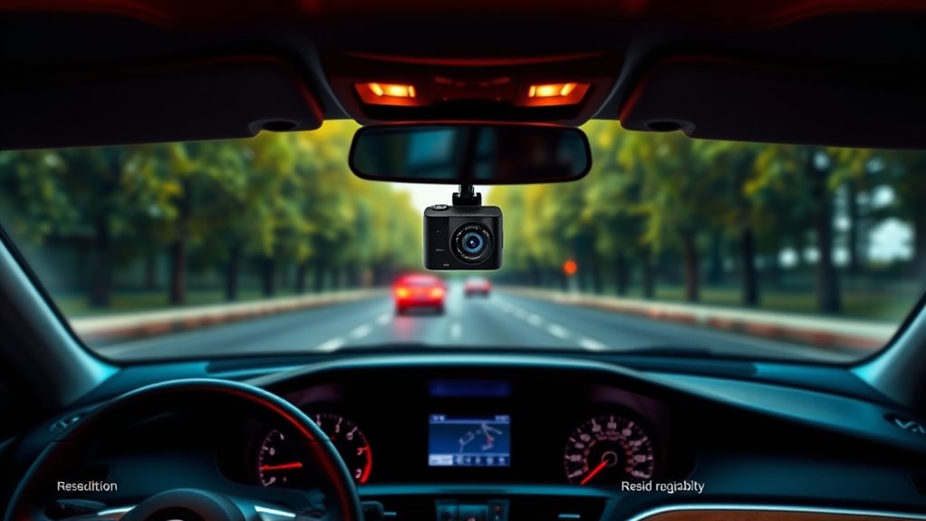 key dash camera features