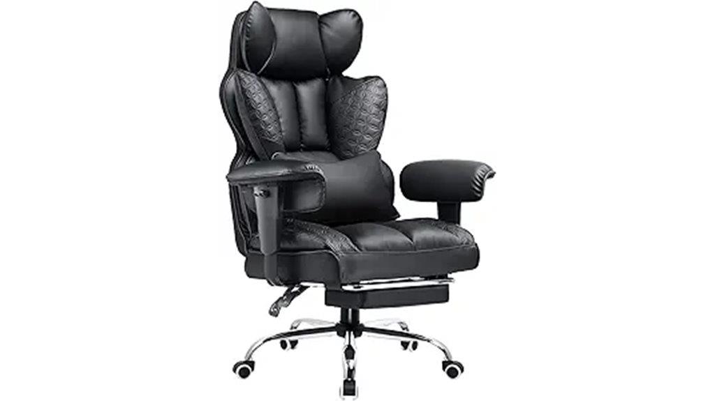 large adjustable office chair