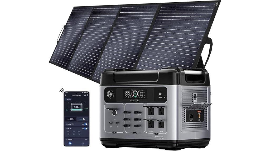 large capacity solar generator