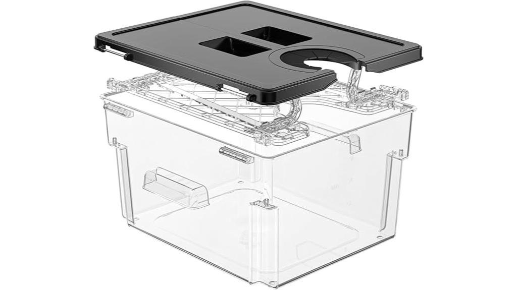 large capacity sous vide container