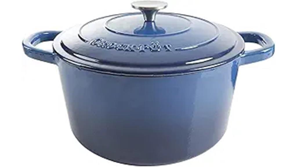 large enameled cast iron dutch oven