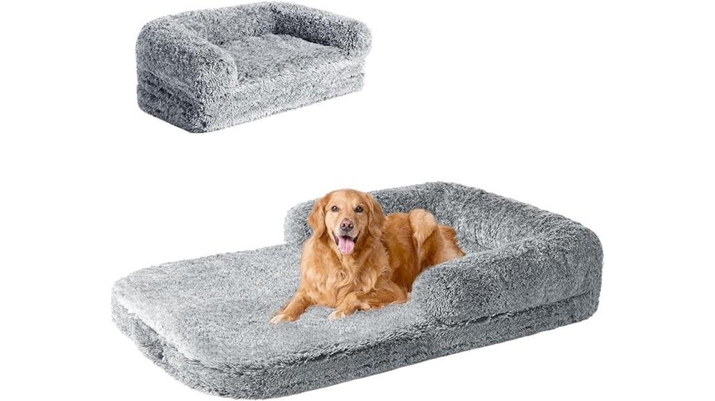 large foldable dog bed