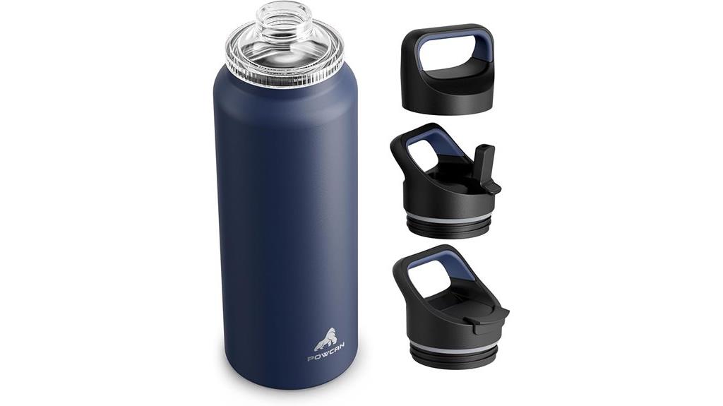large insulated metal flask