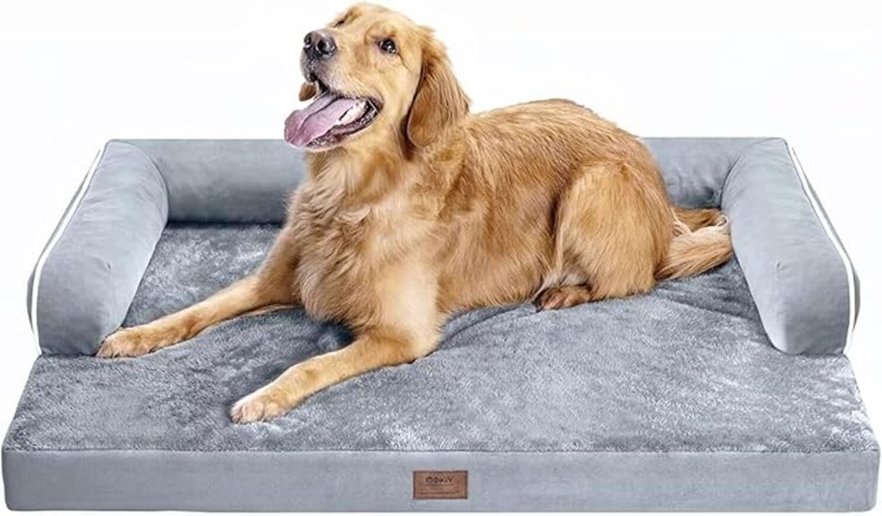 large memory foam bed