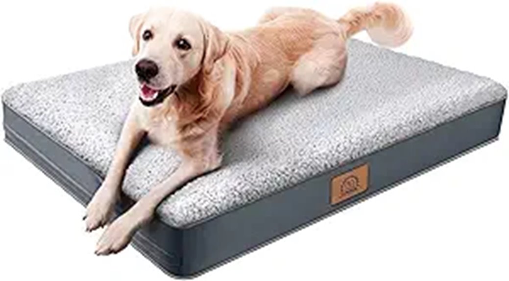large orthopedic dog bed