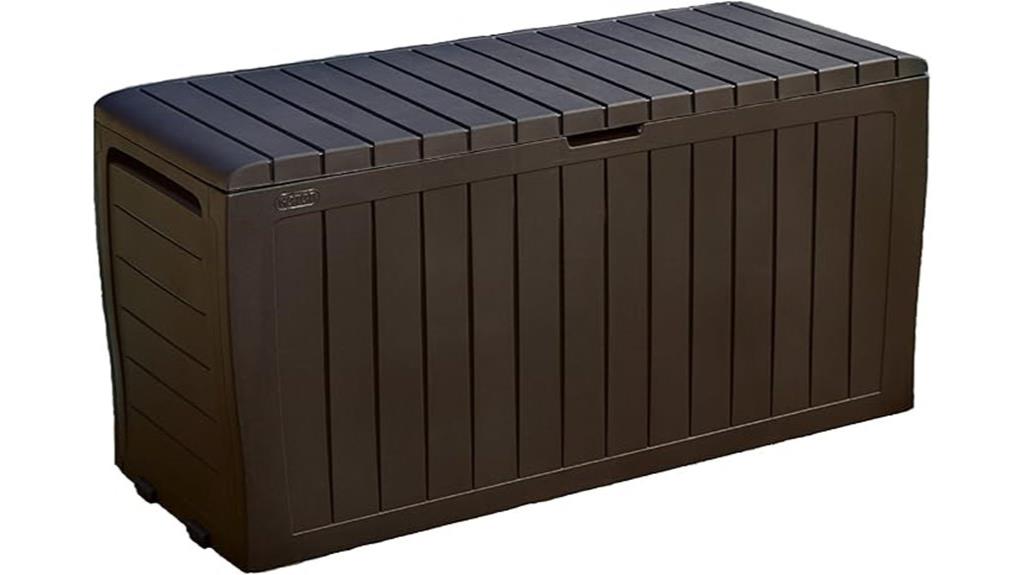 large outdoor resin storage box