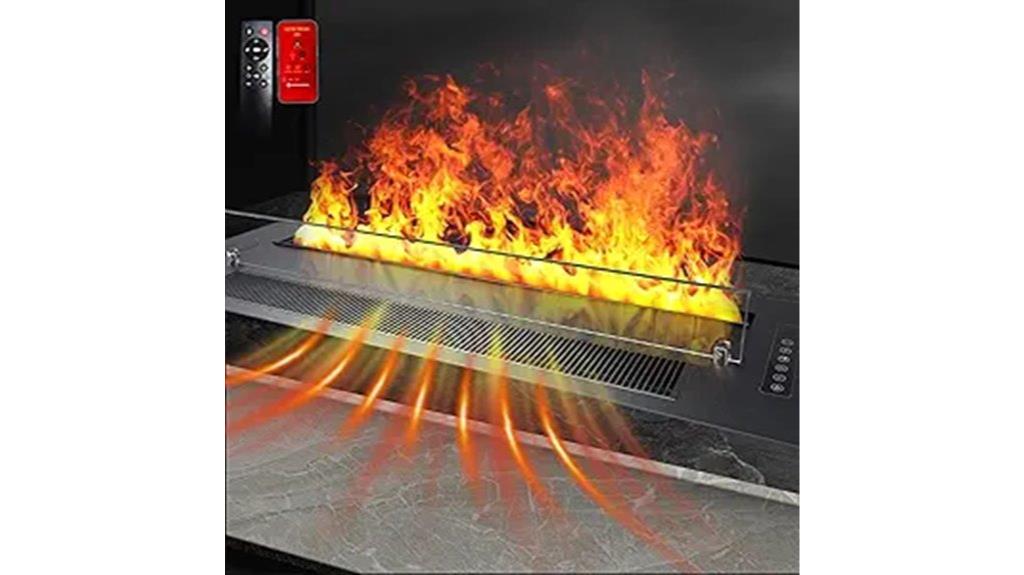large remote controlled electric heater
