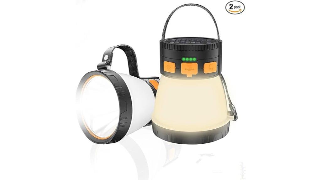 led lanterns with solar power