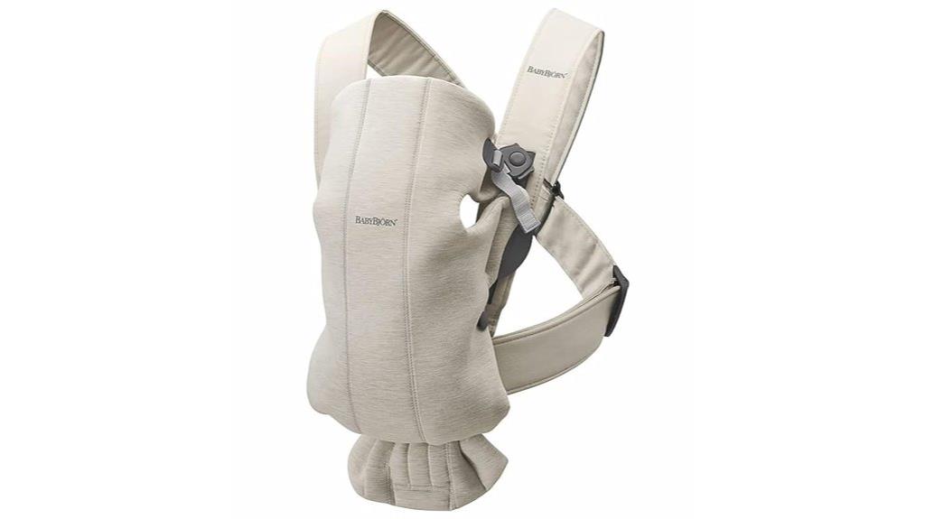 light beige jersey carrier