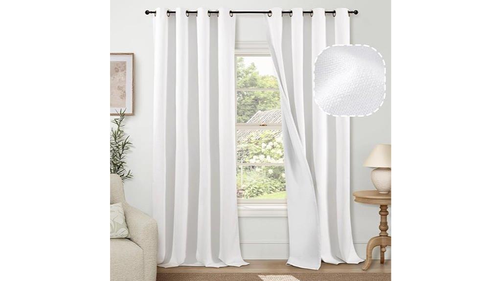 living room blackout curtain set
