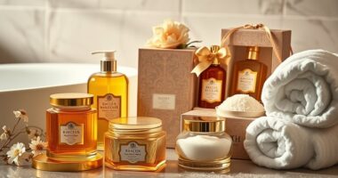 luxury bath oils and salts