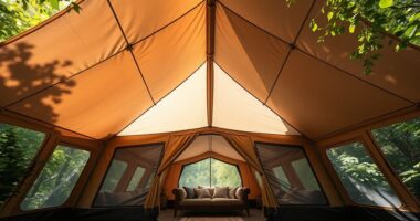 luxury camping tent selections