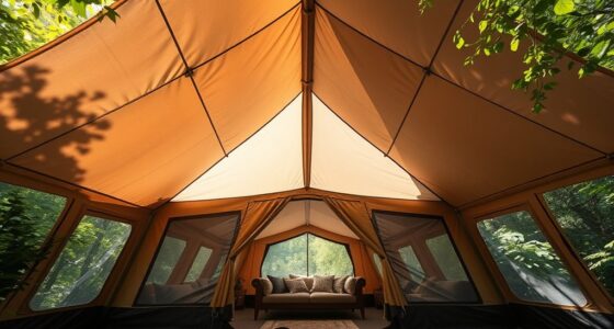 luxury camping tent selections
