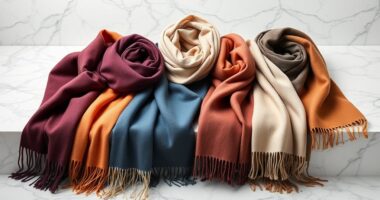 luxury cashmere scarf collections