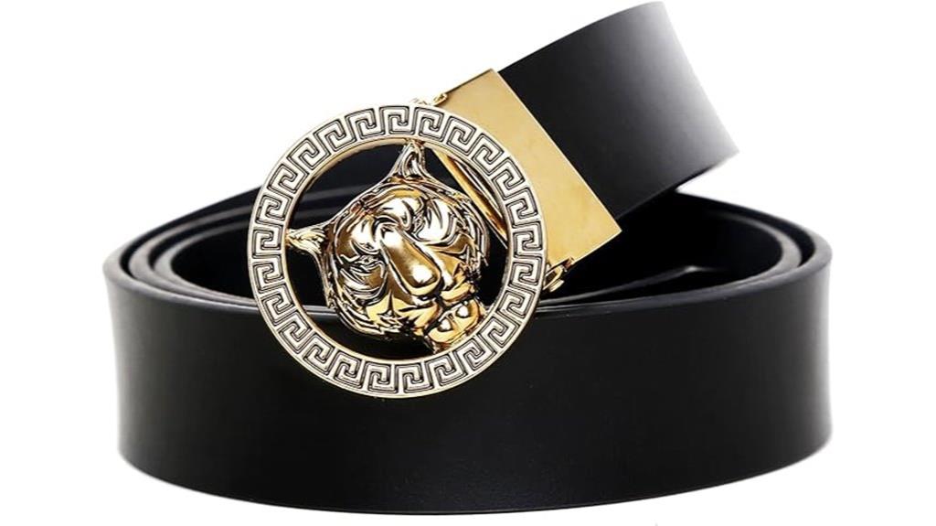 luxury men s tiger belt
