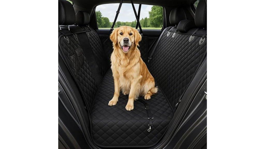 luxury pet backseat protector