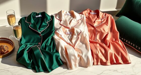 luxury silk pajama sets