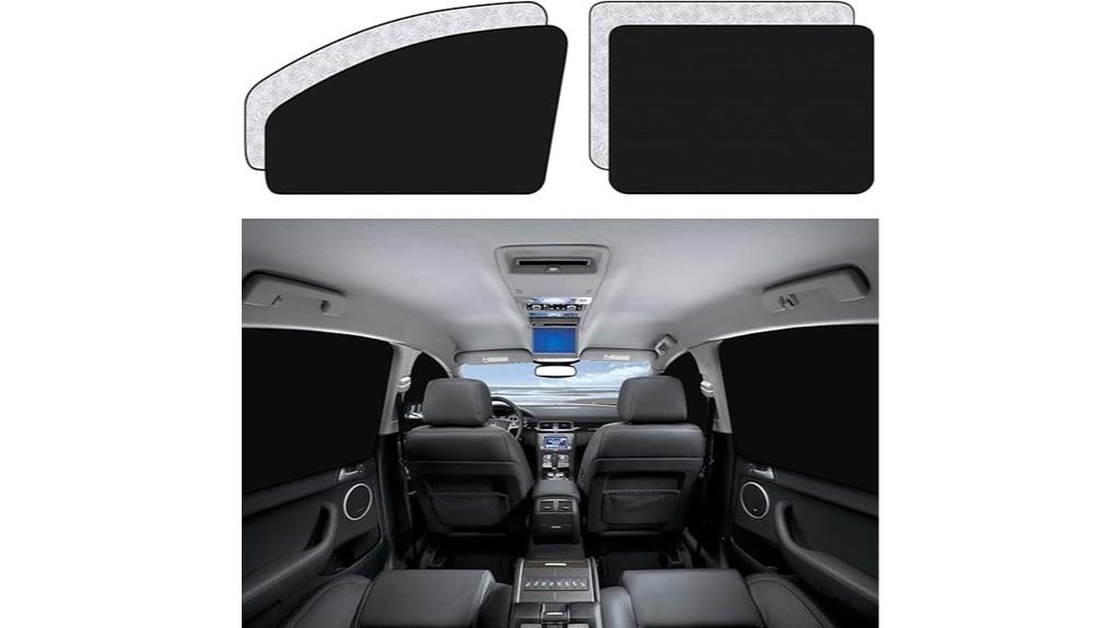 magnetic car sunshade set