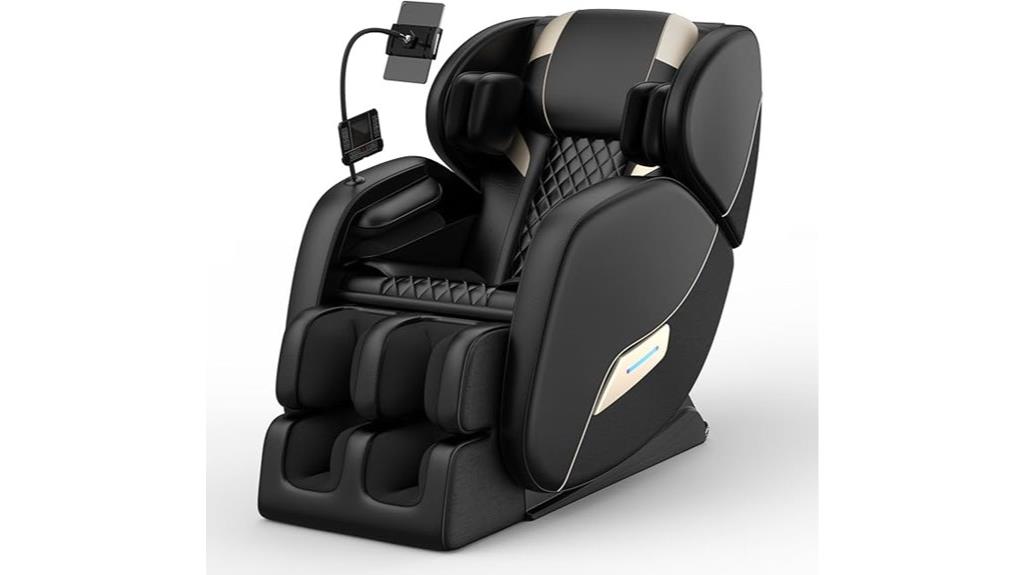 massage chair with body scan