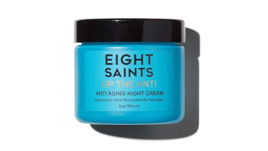 moisturizer with saint themed name