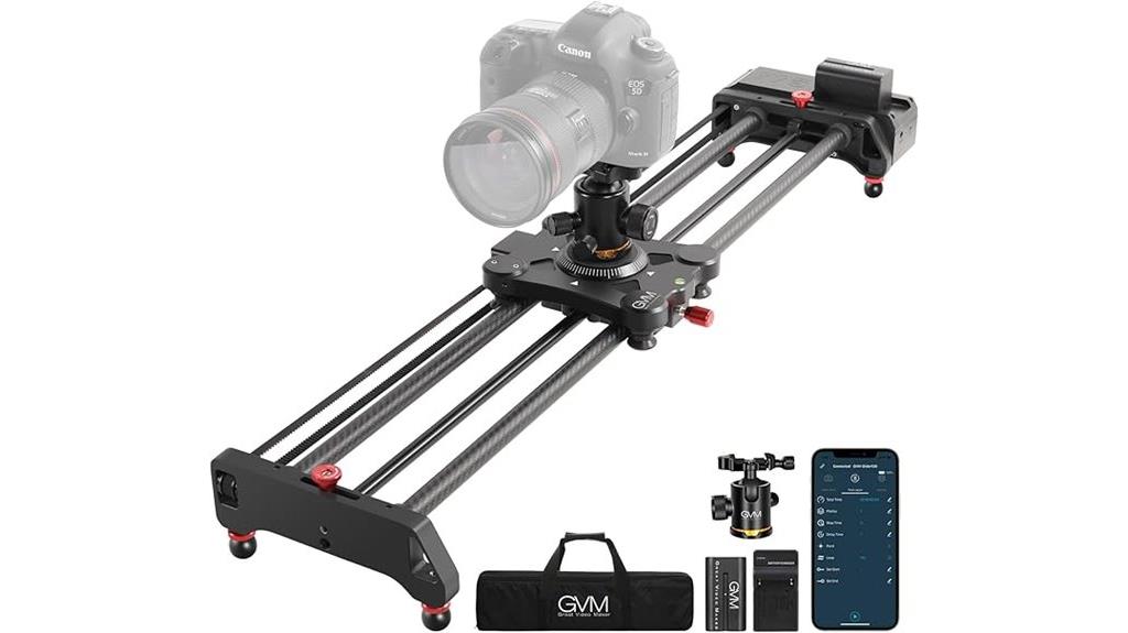 motorized camera slider rail