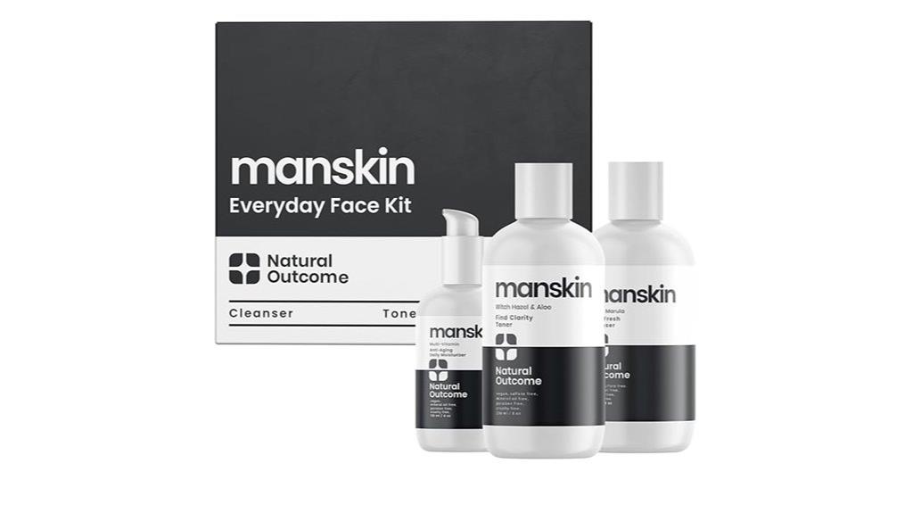 natural men s skincare kit