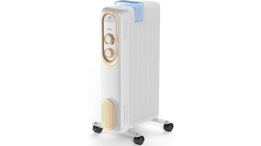 oil filled heater with thermostat