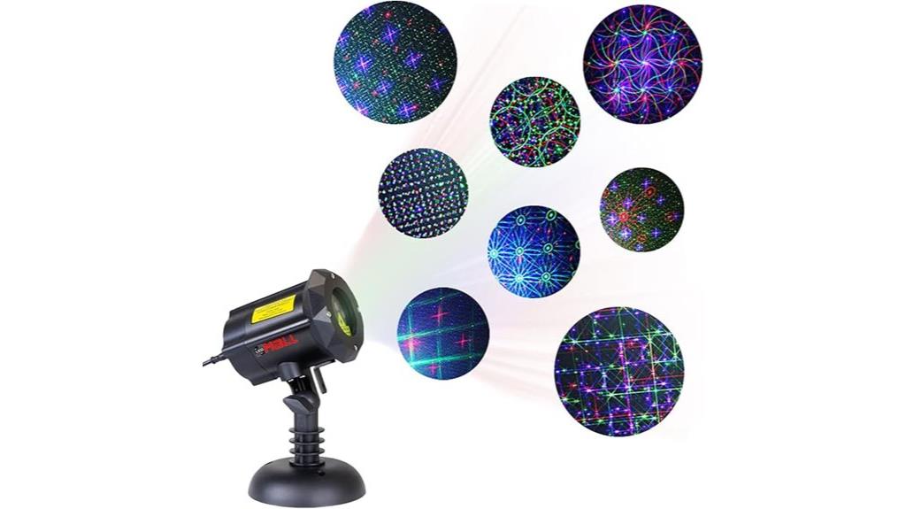outdoor christmas laser projector