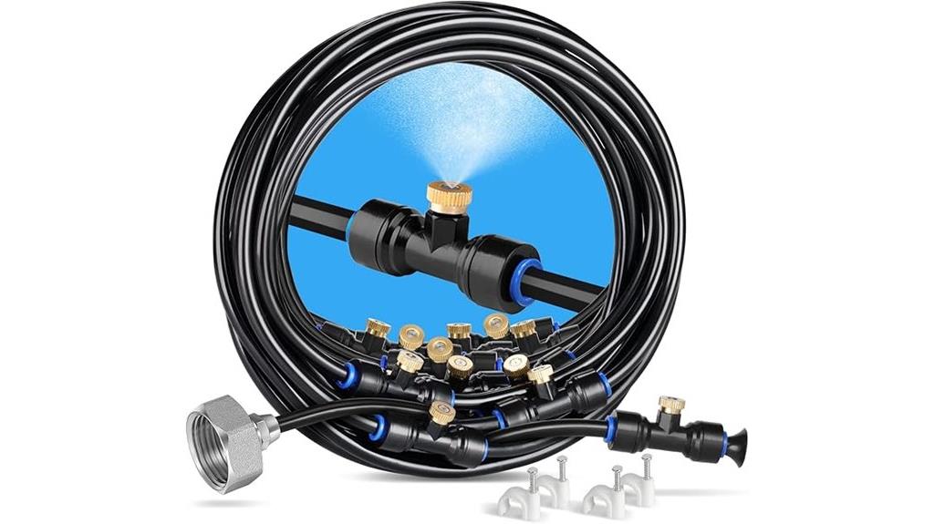 outdoor misting watering kit