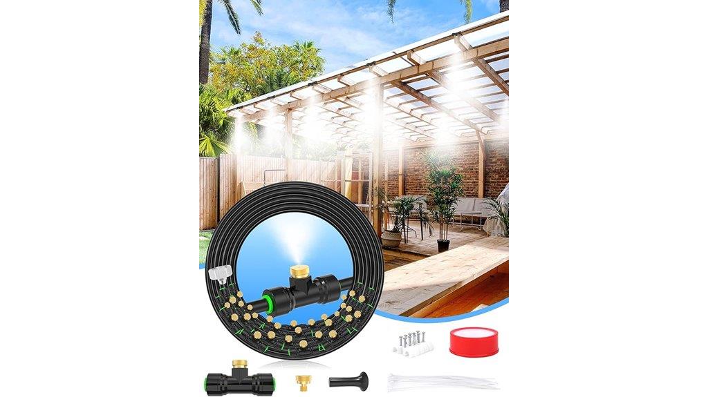 outdoor patio mister set