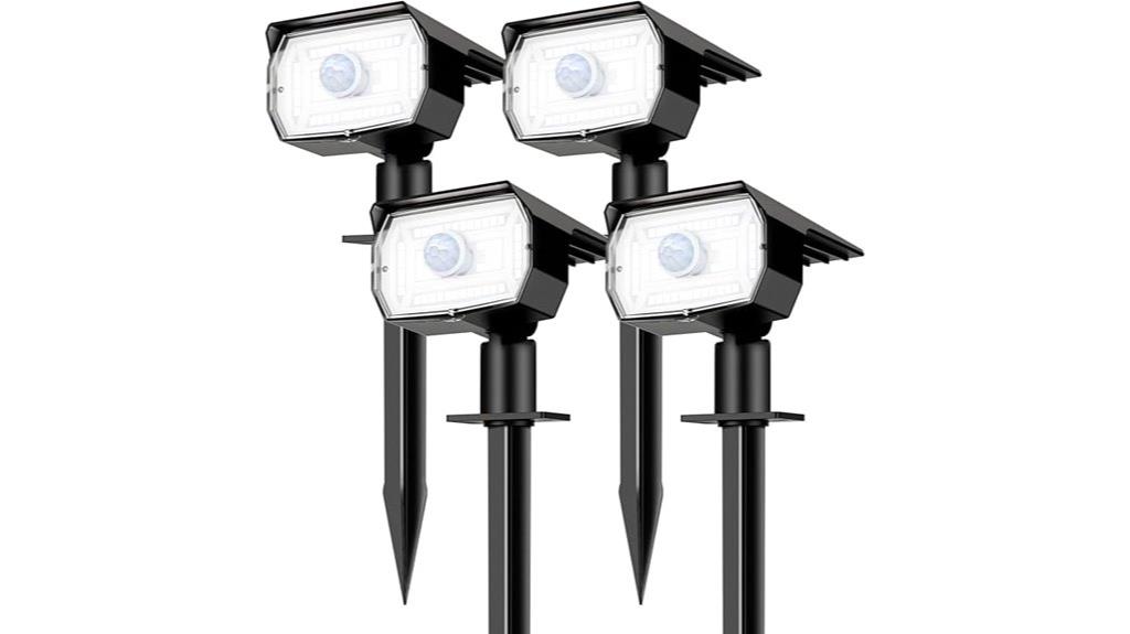 outdoor waterproof solar spotlights