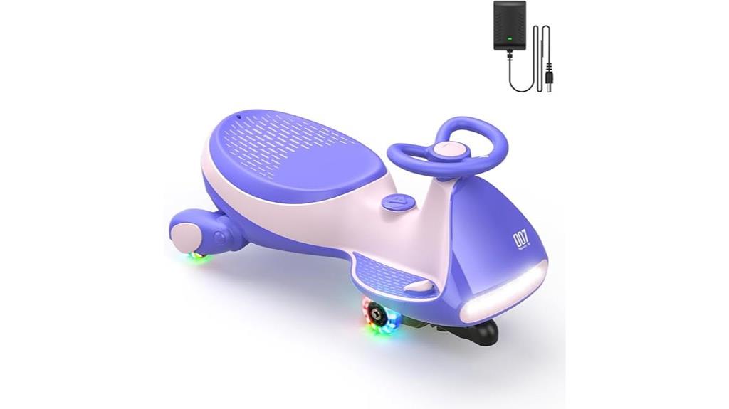 pink rechargeable wiggle car