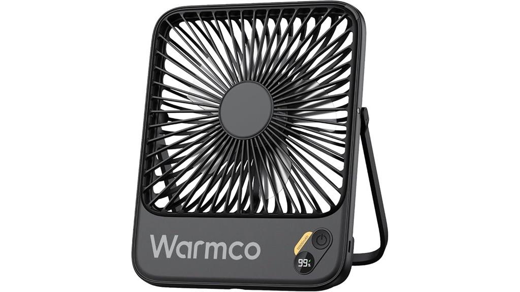 portable 10000mah travel fan