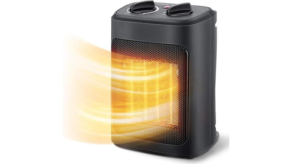 portable 1500w electric heater