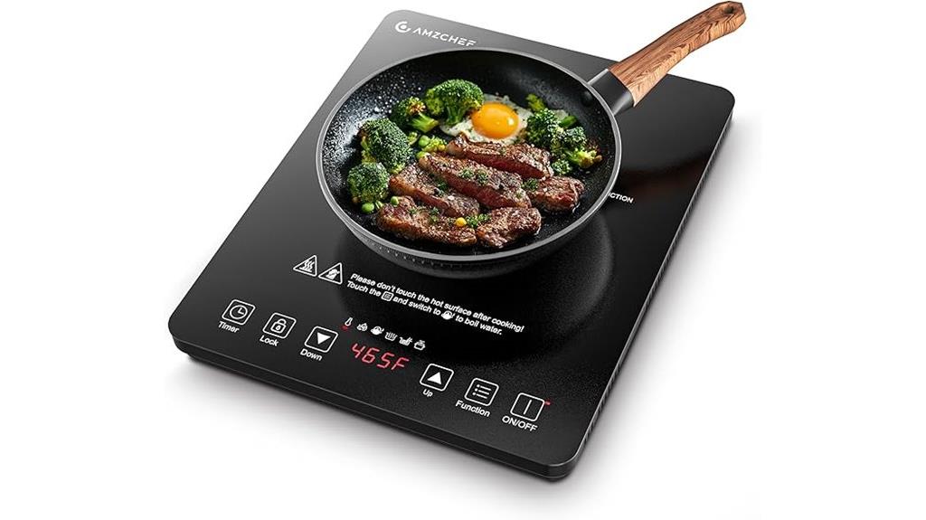 portable 20 level induction cooktop