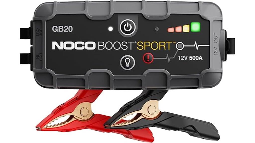 portable battery jump starter