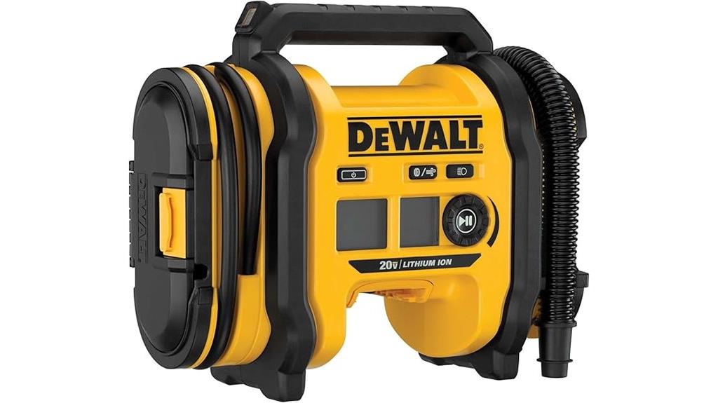 portable dewalt tire inflator