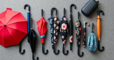 portable durable travel umbrellas