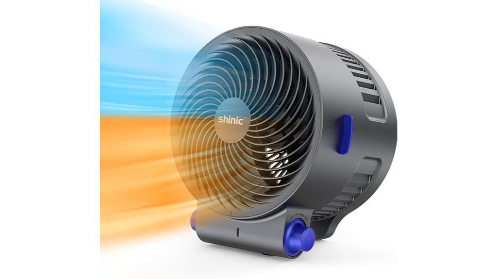 portable fan heater combo