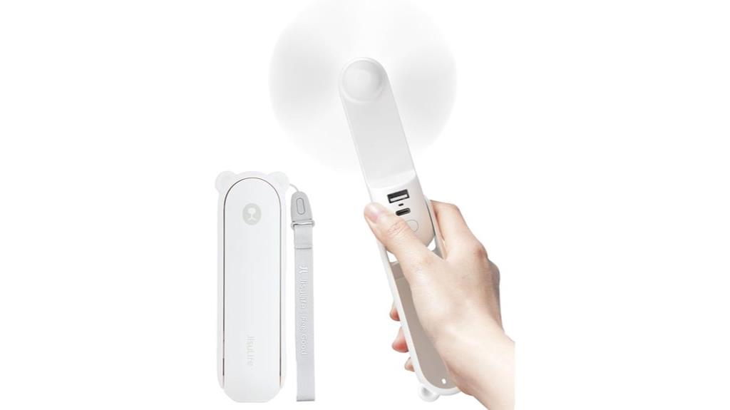portable fan with powerbank