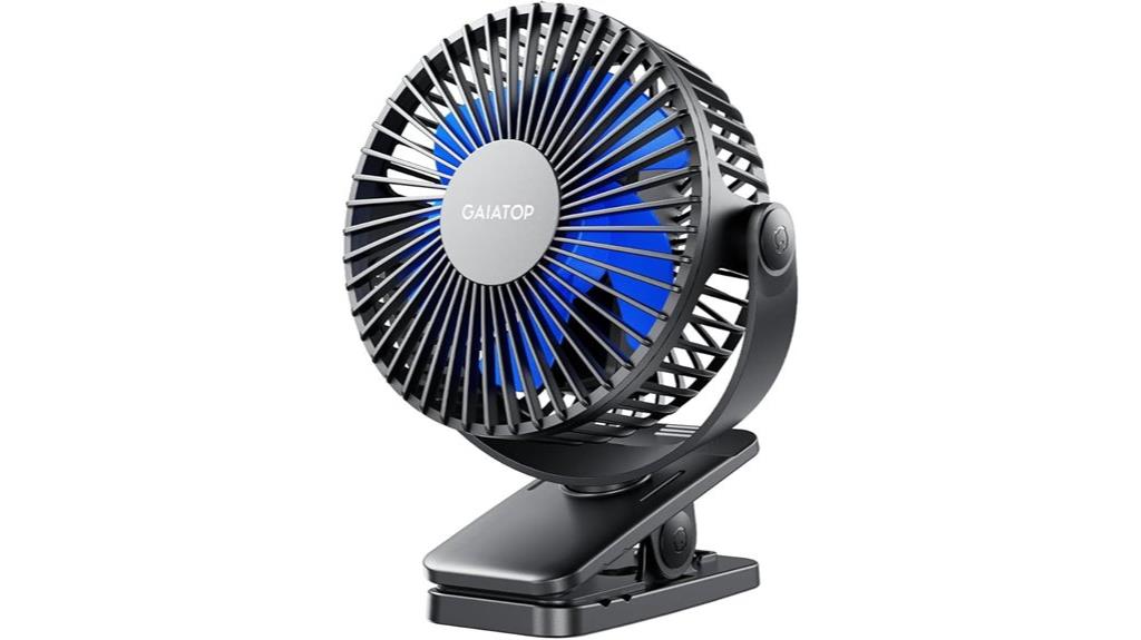 portable fan with rechargeable battery