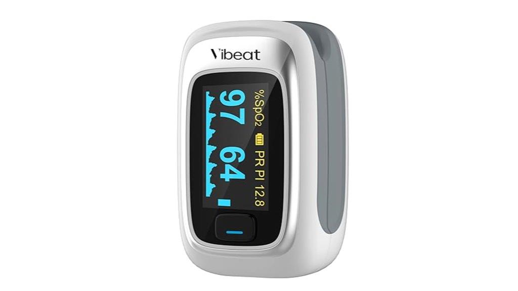 portable finger oximeter device