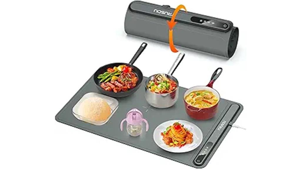 portable full surface warming tray