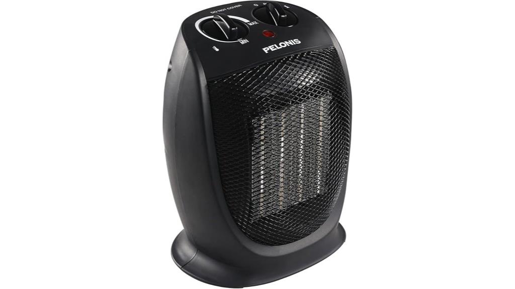 portable heater with cooling