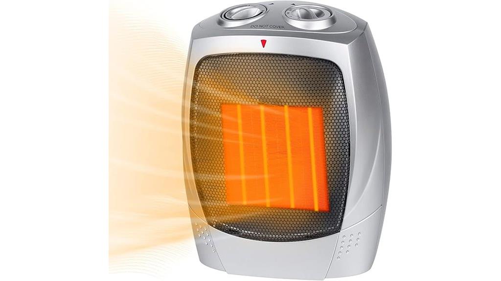 portable heater with safety