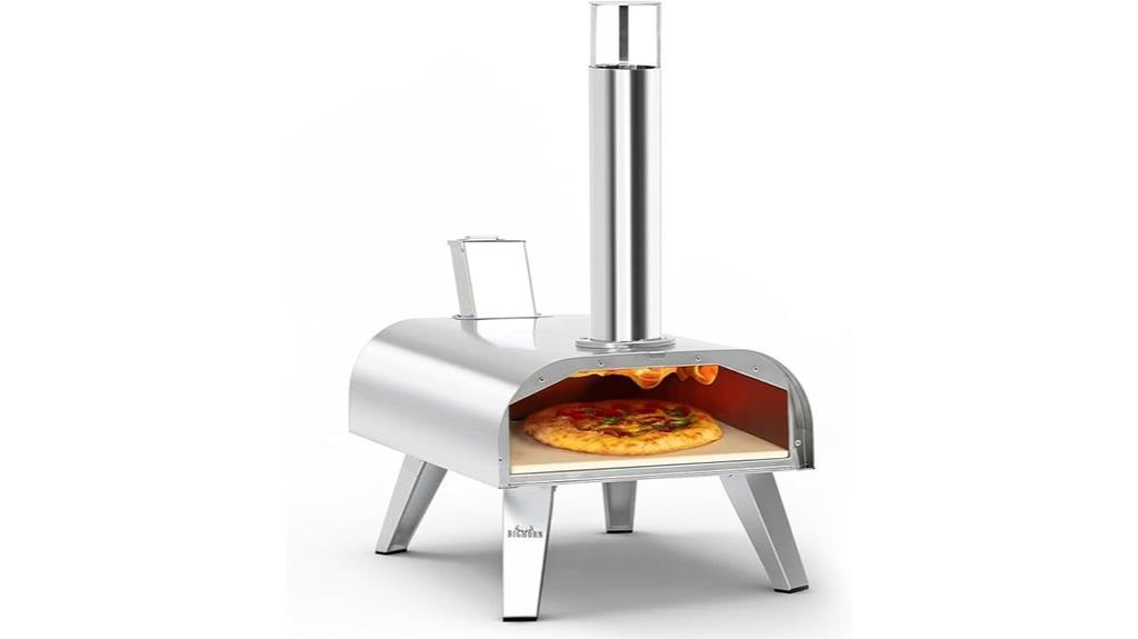 portable pellet pizza oven