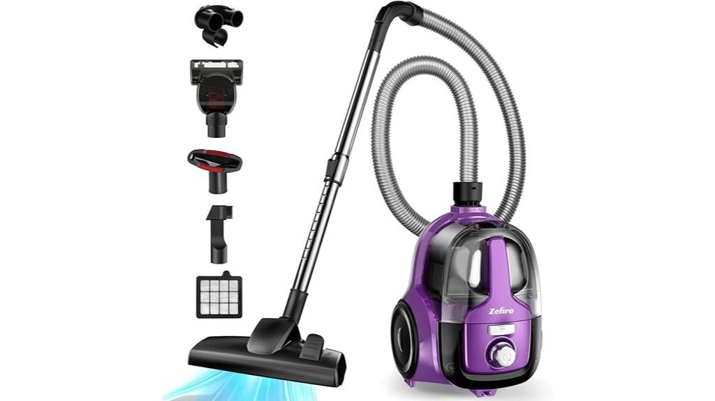 powerful bagless auto vacuum